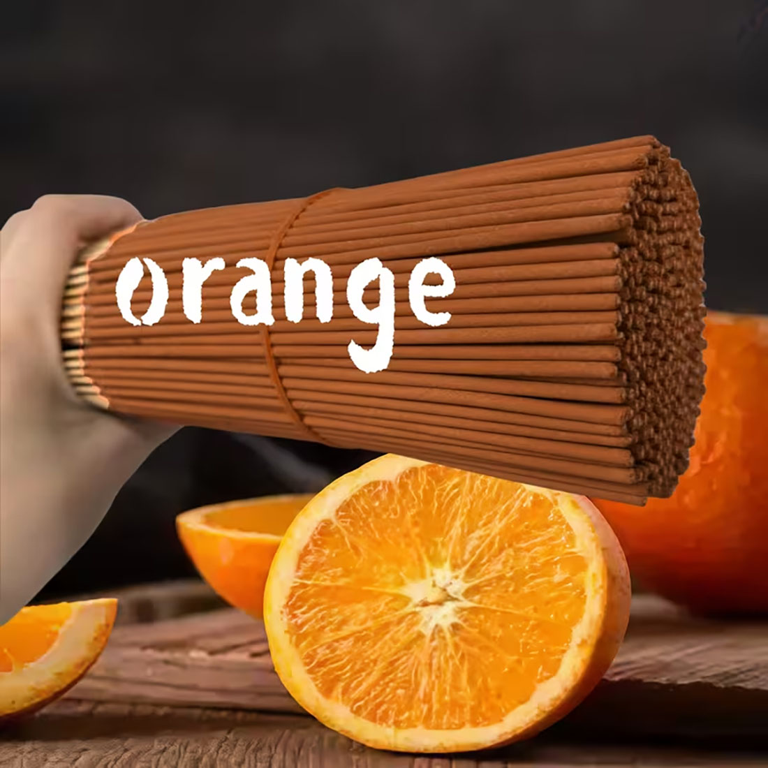 Natural Orange Incense Sticks  - Scented Candle Set ulasan dan harga