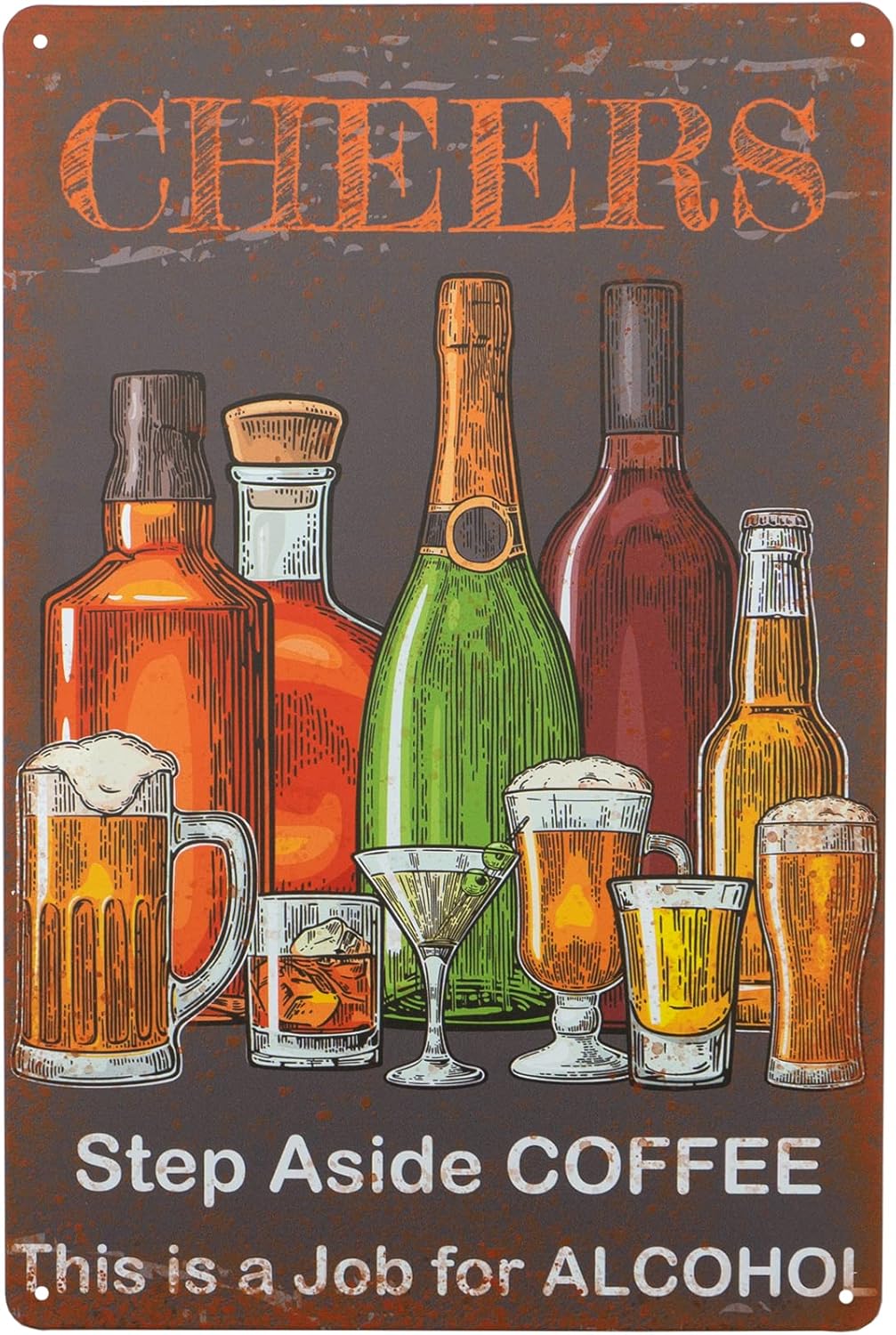 Bar Sign Vintage Metal Signs,C - Home Decor Jobs ulasan dan harga