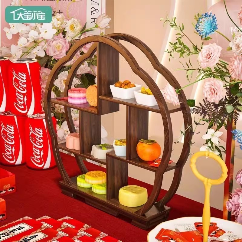 Wooden Display Stand, Vintage  - Home Decor Exhibition ulasan dan harga