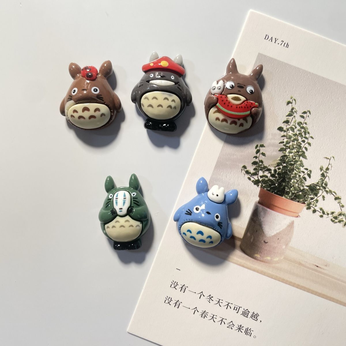 Totoro Anime Resin Fridge Magn - Home Decor Resin ulasan dan harga