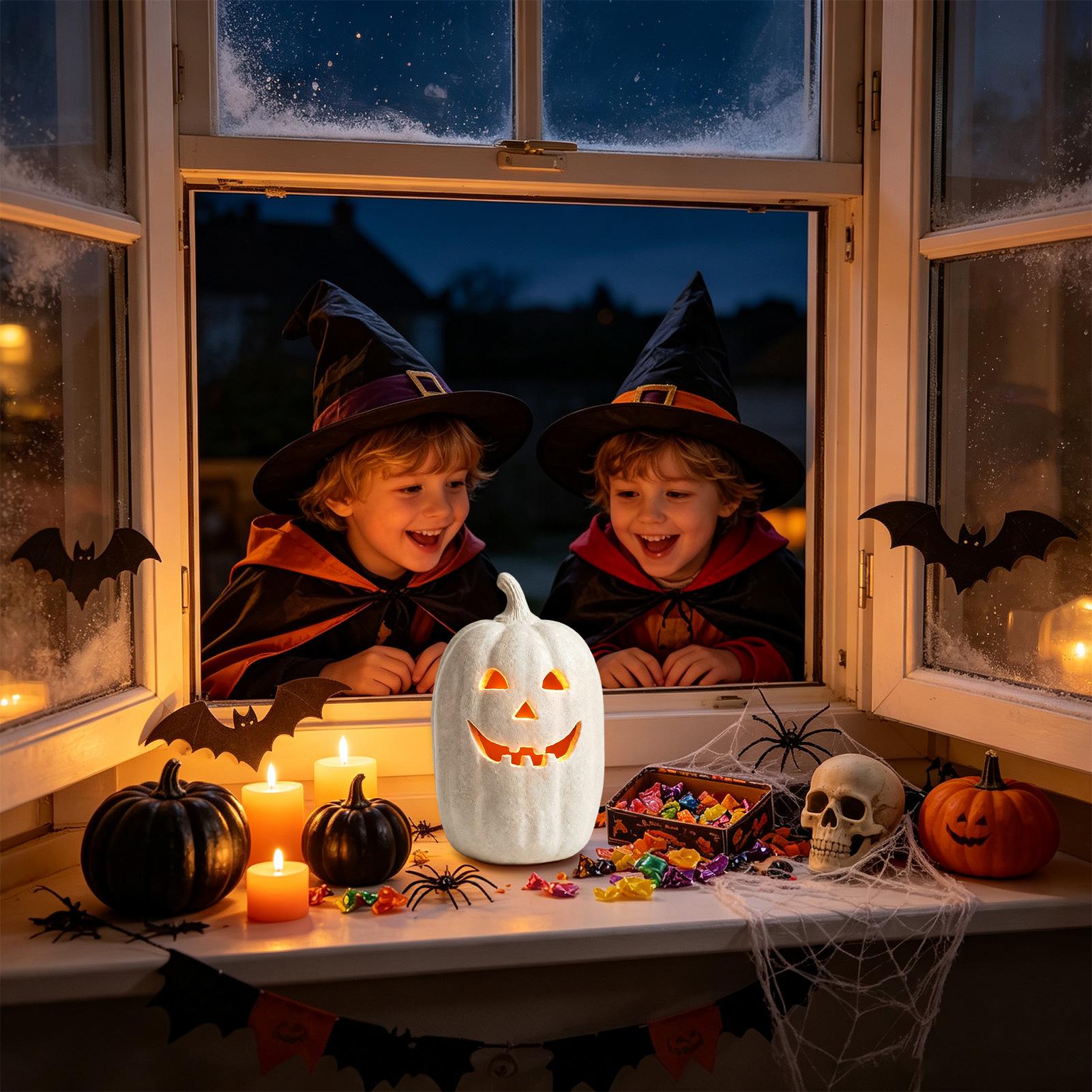 Halloween Pumpkin Decor Resin  - Home Decor Resin ulasan dan harga