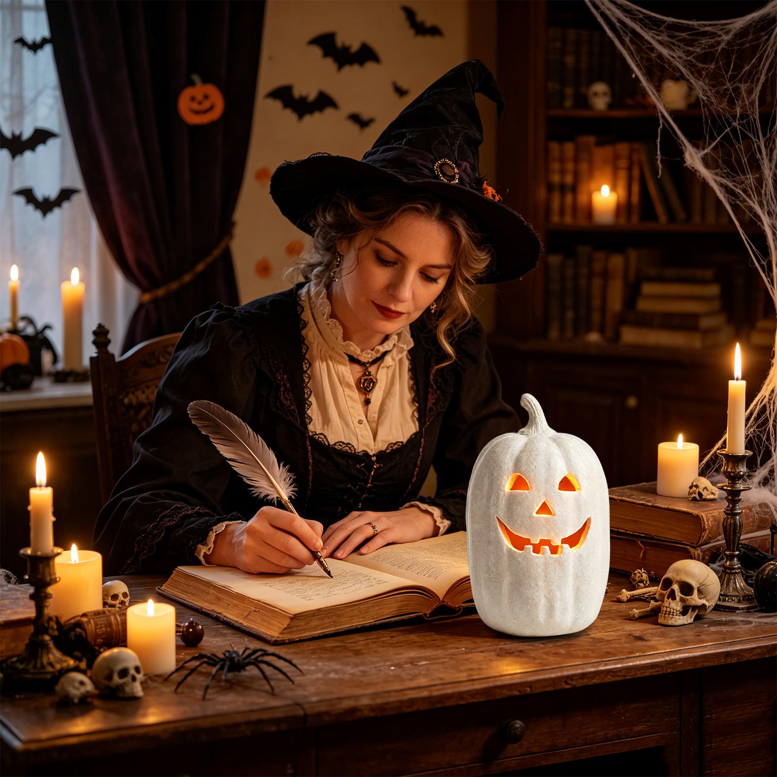 Halloween Pumpkin Decor Resin  - Home Decor Resin ulasan dan harga