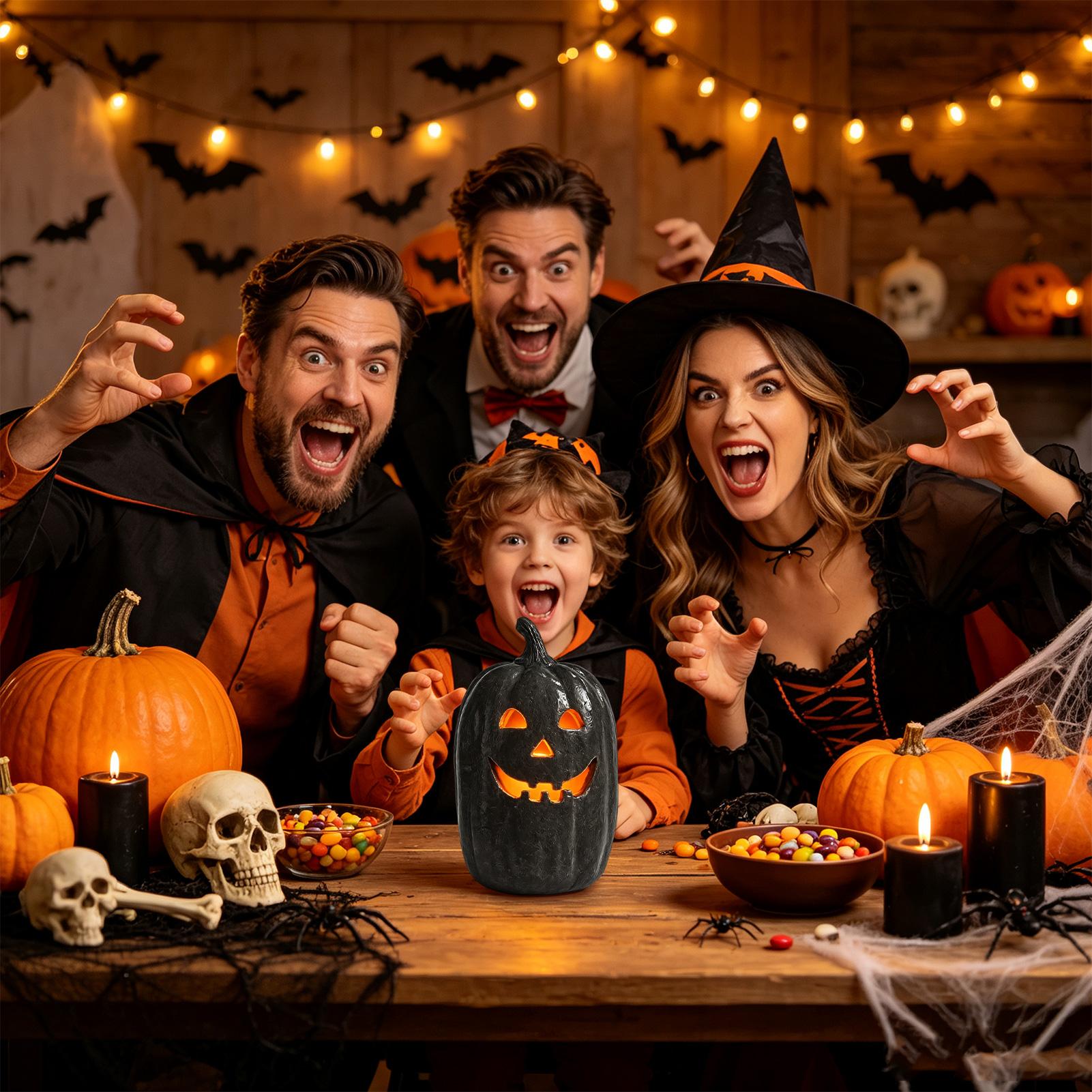 Halloween Pumpkin Decor Resin  - Home Decor Resin ulasan dan harga
